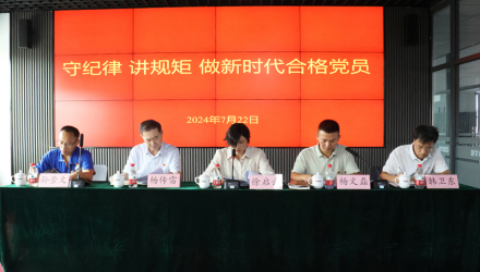 The Party Committee of Longwan Electronic Industry Community in Linyi High tech Zone held a themed party day event in July 2024 at Chunguang Technology Group